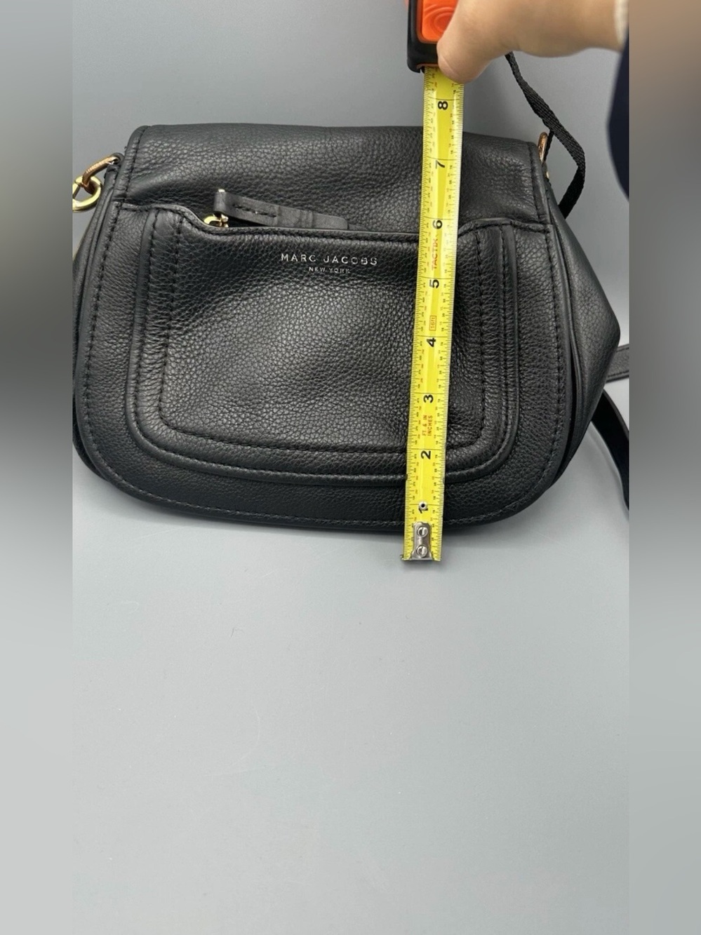 Marc Jacobs Crossbody Bag Black Leather Empire City Mini - Picture 11 of 11